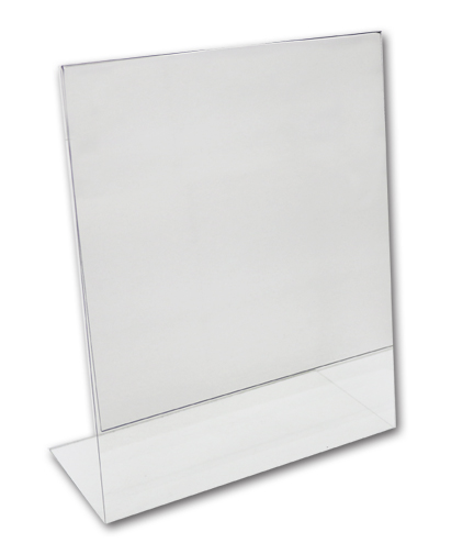 Clear Acrylic Table Top Sign Holder 8.5"L x 11.25"H